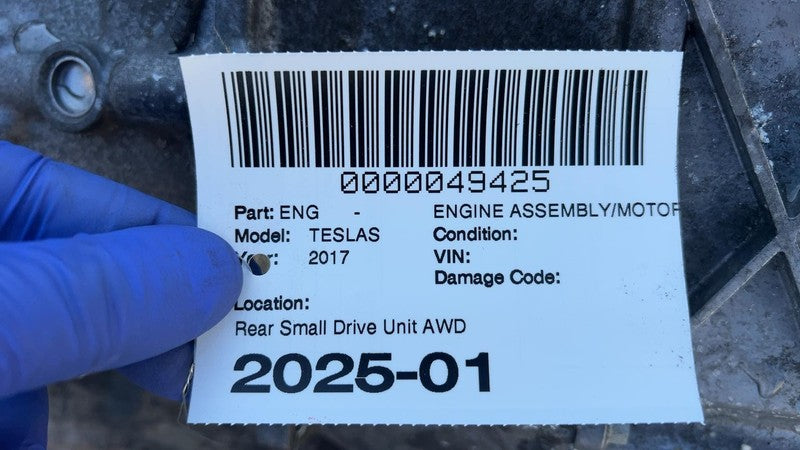 ⭕ 15-19 Tesla Model S X Electric Engine Motor Rear Small Drive Unit 10