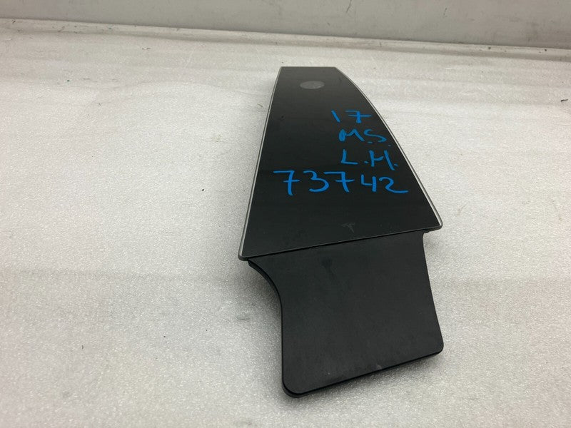 1092306 00 B ⭕ 16-20 Model S Driver Side B-Pillar Glass Applique w/ Camera Left 1092306-00-B