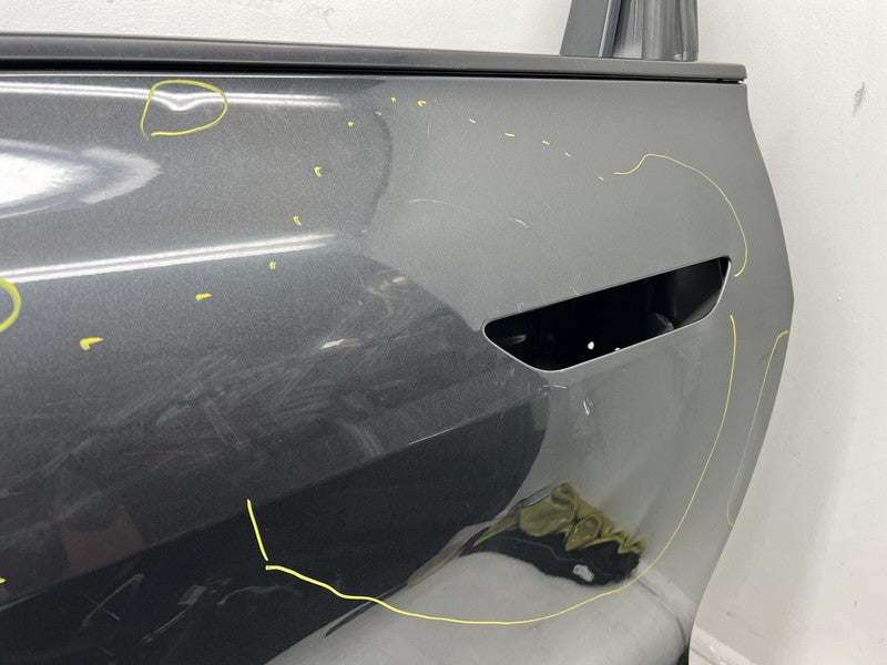 ⭕ 2022 2023 2024 Lucid Air Front Left Driver Side Door Shell Panel Gray OEM Assy