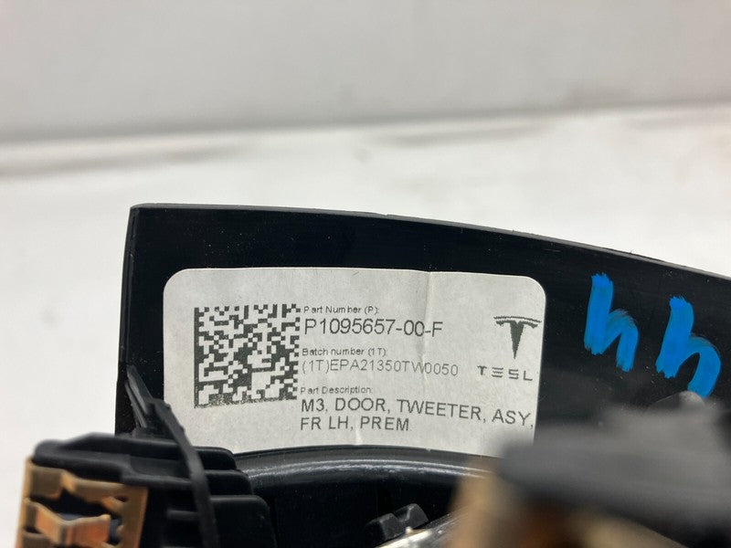 109565700F ⭕ 17-23 Tesla Model 3 Front Driver Side Door Tweeter Speaker Left 1095657-00-F