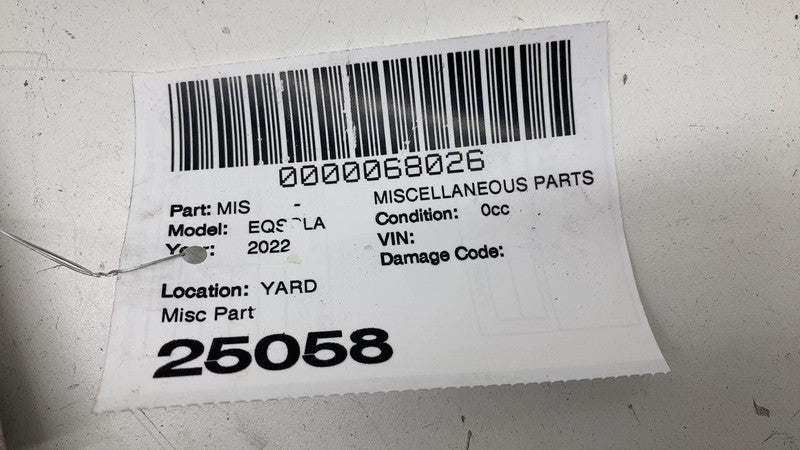 ⭕ 2022 Mercedes-Benz EQS 450+ Front Bumper Shock Absorber Bracket A297