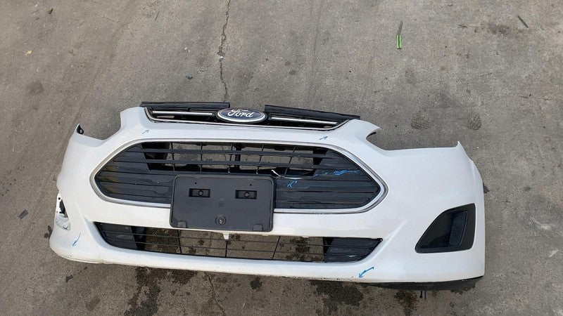 2017 Ford C-Max Front Bumper Cover Shell Panel w/ Grille & Emblem Whit