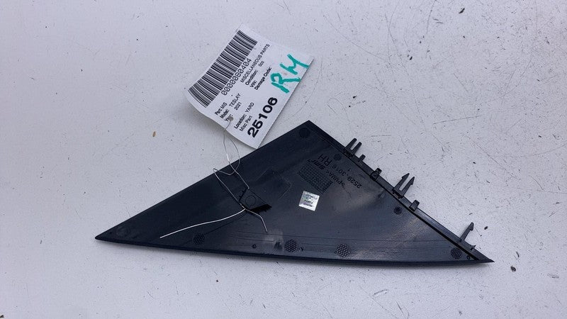 2529.3016 ⭕ 2020-2024 Tesla Model Y MY Front Right Door Wing Mirror Triangle Cover Trim RH