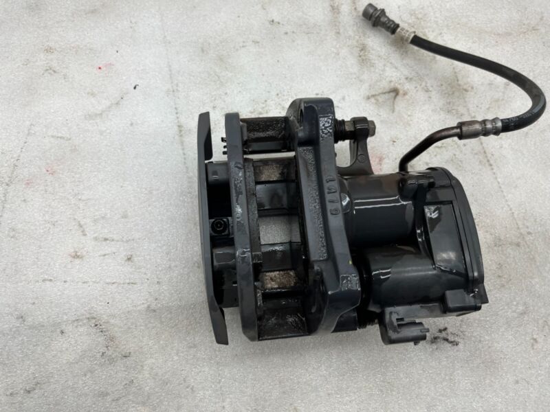 2019-2021 Tesla Model S X Rear Driver Side Brake Caliper w/ Hose Line Left Assy