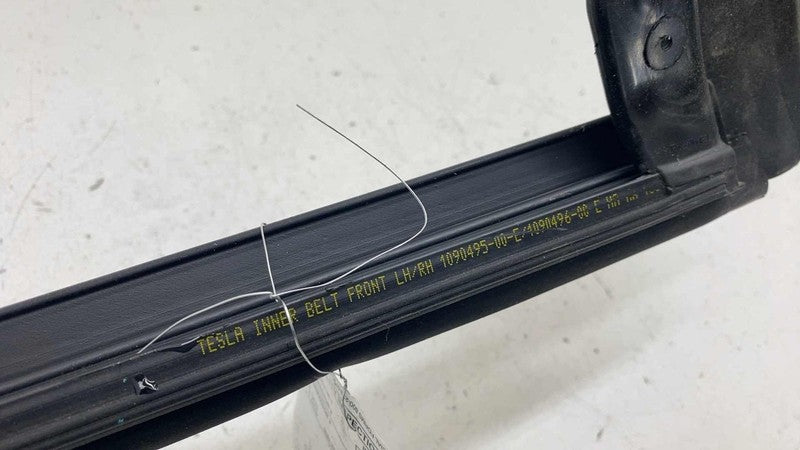 ⭕ 17-23 Model 3 Front Left Door Window Inner Belt Weatherstrip Seal 10