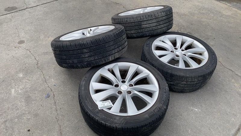 ⭕ 12-15 Model S Wheel Rim 19" 19x8.0 +40MM + Tire 245/45 R19 (x4) 1024