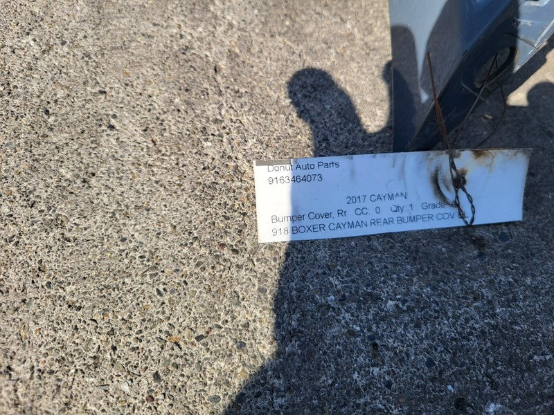 982807421A ⭕ 2017 2018 2019 Porsche 718 Boxster Cayman GTS Rear Bumper Cover OEM 982807421A