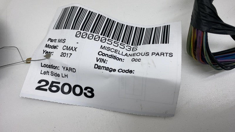 BU5T14A529GA 2013-2018 Ford C-Max Rear Driver Side Door Wiring Harness Cable Wire Left LH OEM