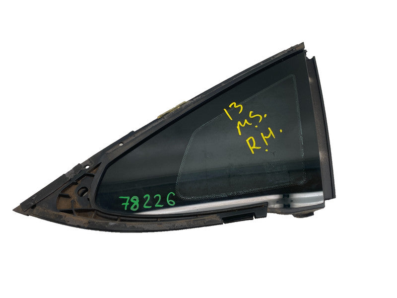 E6 43R-008010 ⭕ 2012-2015 Tesla Model S Rear Passenger Side Quarter Fixed Glass Right RH Assy