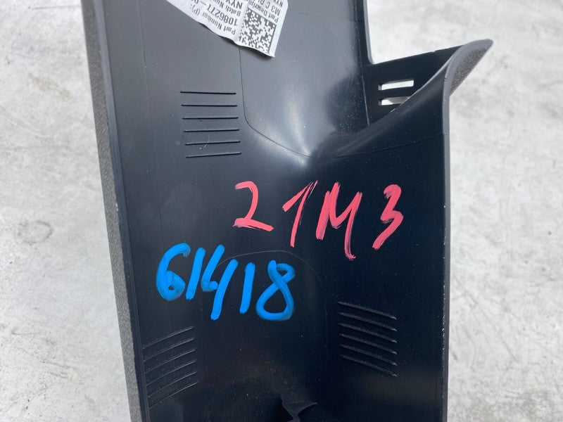 1086277 00 H ⭕ 2017-2023 Tesla Model 3 Rear Right Side C-Pillar Upper Trim Cover 1086277-00-H