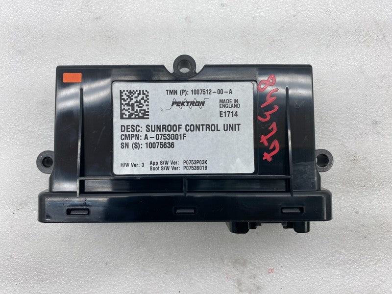 100751200A ⭕ 12-20 Tesla Model S Sunroof Controller Moon Roof Control Module 1007512-00-A