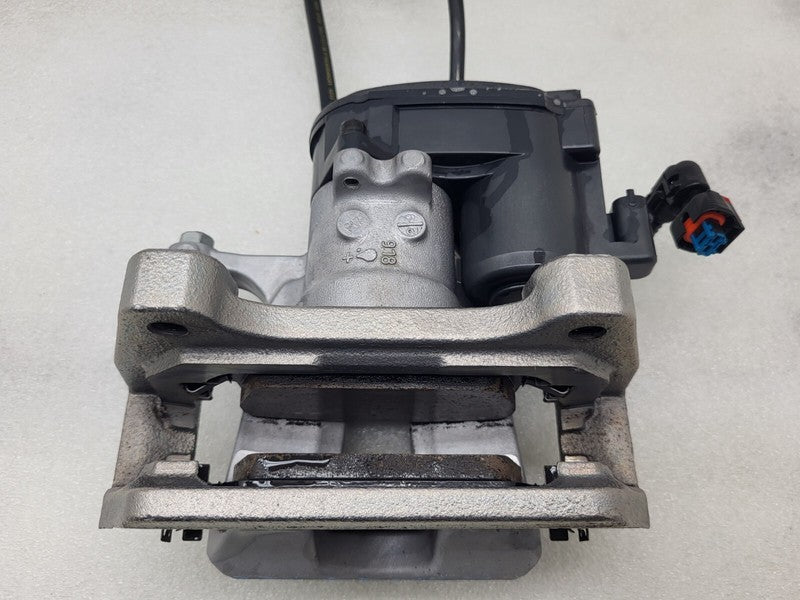 104462300F ⭕ 2017-2025 Tesla Model 3 Rear Left Caliper w/ Brake Line Hose BASE 1044623-00-F