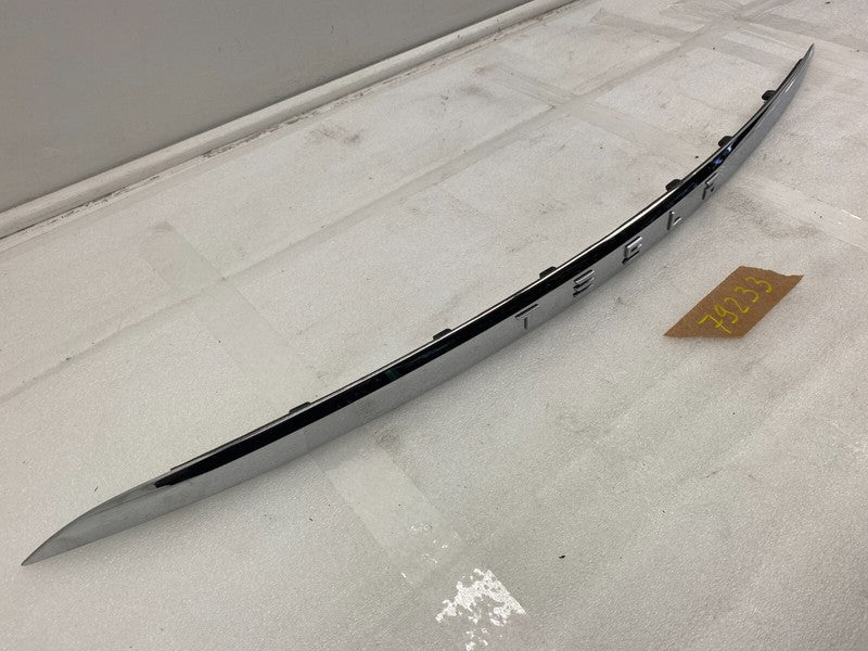 1046920 00 B ⭕ 2016-2020 Tesla Model X MX Rear Trunk Lid Mold Chrome Molding OEM 1046920-00-B