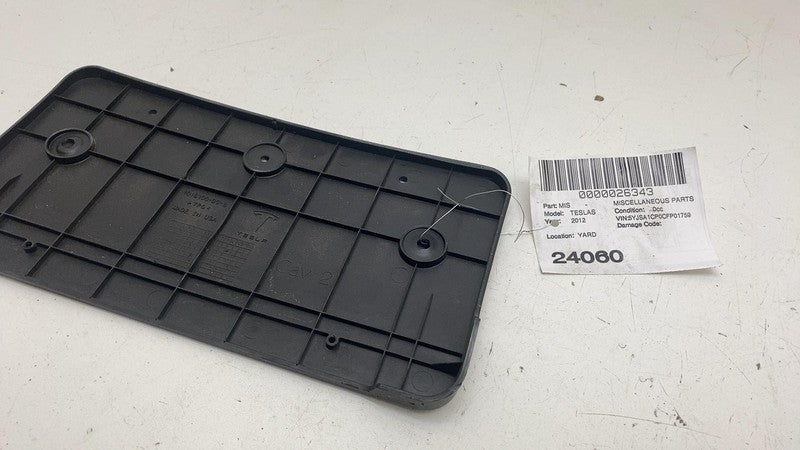 ⭕ 2012-2015 Tesla Model S Front License Plate Holder Bracket Frame 101
