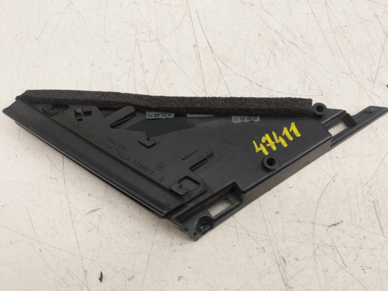 103502 ⭕ 2016-2020 Model X Front Left Door Quarter Applique Corner Glass Cover 1036917