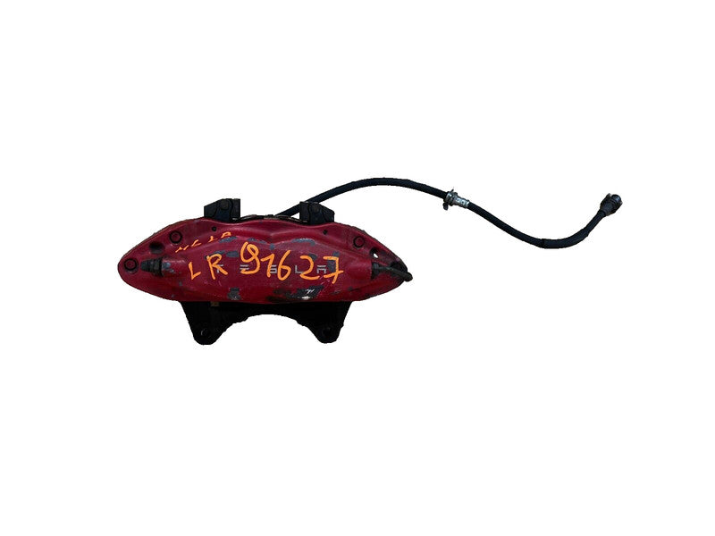 ⭕ 2012-2020 Tesla Model S Front Driver Side Caliper Red w/ Brake Hose