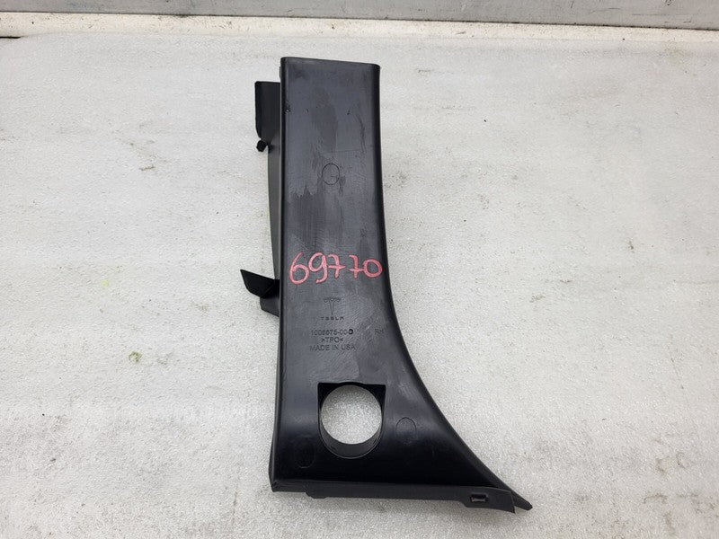 100667500D ⭕ 12-20 Model S MS Rear Passenger Boot Trunk Trim Cover Panel Right 1006675-00-D