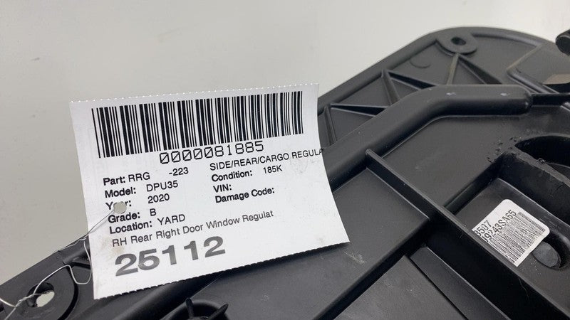 ⭕ 2011-2024 Ram 3500 Rear Passenger Side Door Window Regulator & Motor