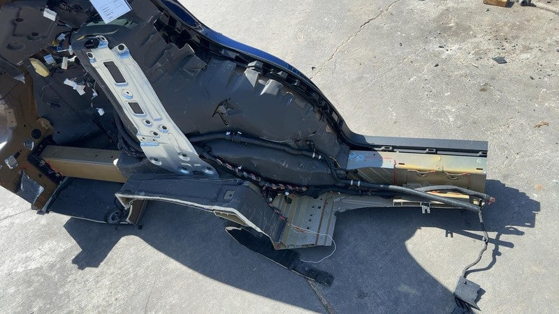 ⭕ 16-20 Tesla Model X Rear Quarter Fender Frame Panel Cut Out Left Blue - PPSB