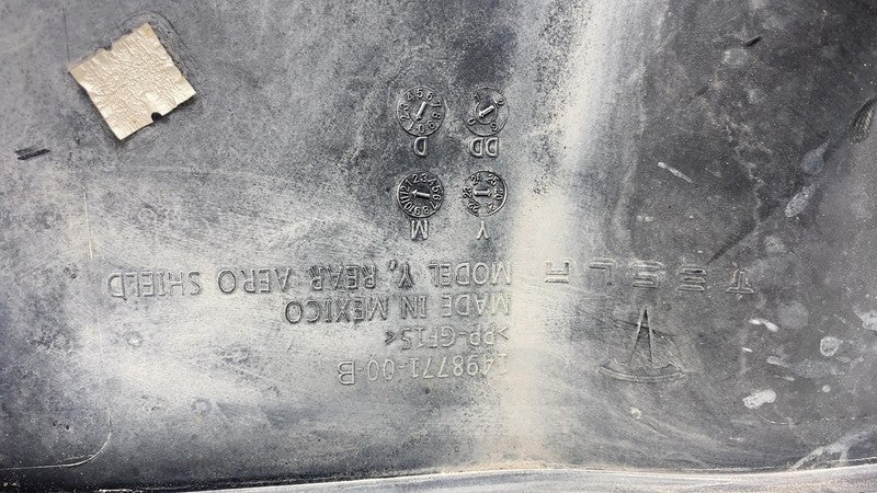 ⭕ 17-22 Model 3 Y Rear Under Body Aero Shield Guard Cover Panel 149877