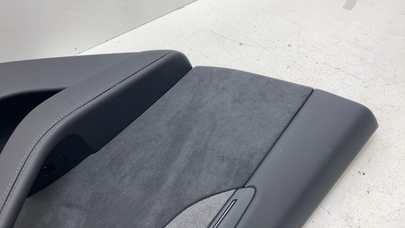 ⭕ 25-26 Tesla Model Y Rear Driver Side Door Panel Trim Card Cover Blac