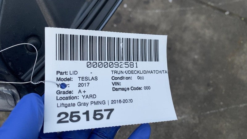 ⭕2016-2020 Tesla Model S Rear Liftgate Trunk Lid Tailgate Hatch Shell