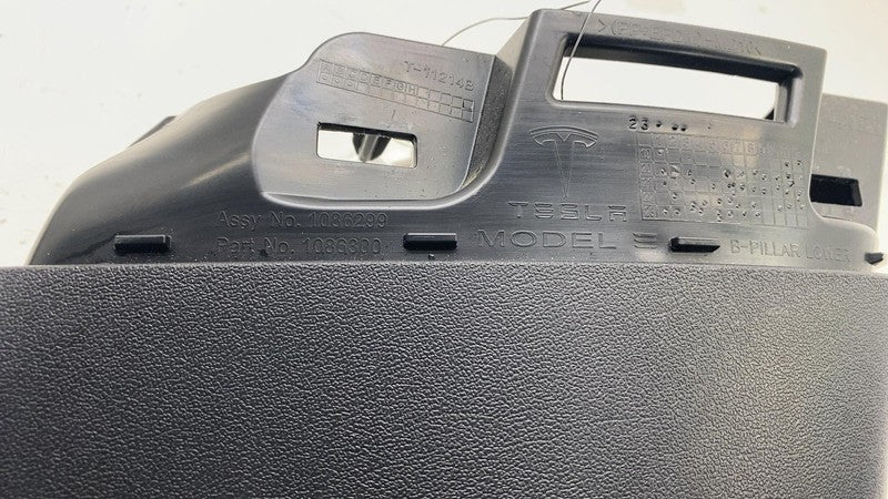 108629900L ⭕ 2017-2023 Tesla Model 3 M3 Right B-Pillar Lower Trim Cover Panel 1086299-00-L