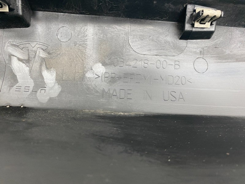 1034218 00 B ⭕ 16-20 Tesla Model X Left Rocker Panel Sill Cover Outer Molding LH 1034218-00-B