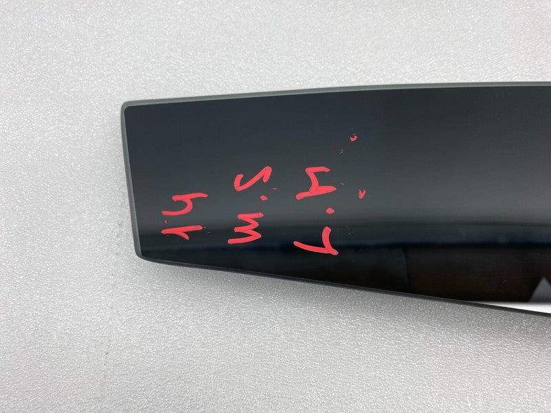 14942 ⭕ 2012-2015 Tesla Model S Driver Side B-Pillar Molding Applique Glass Trim Left