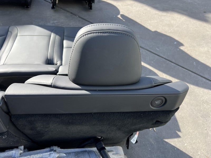 ⭕ 21-23 Tesla Model S Left & Right Front Bucket Seat + Rear 2nd Row Seat Black