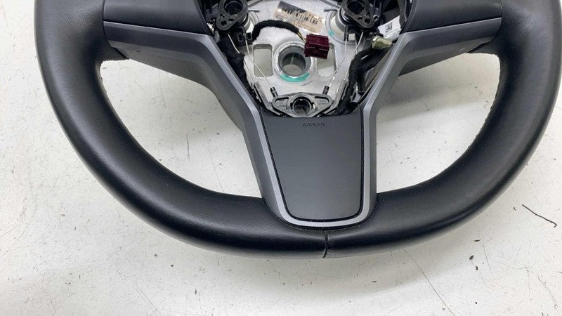 108568200B ⭕ 2017-2020 Tesla Model 3 Steering Wheel Leather Black (Non-Heated) 1105324-00-G