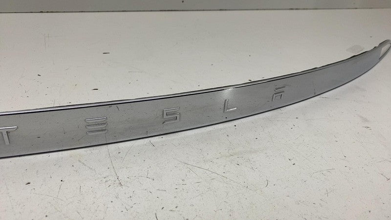 ⭕2012-2015 Model S Rear Liftgate Applique Trim Trunk Chrome Molding 10