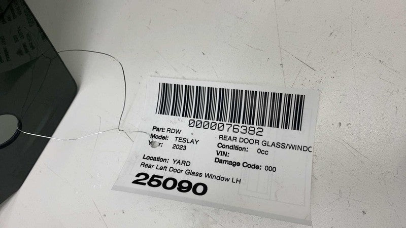 E9 43R-014553 ⭕ 2020-2024 Tesla Model Y MY Rear Driver Side Door Window Glass Left LH Assembly