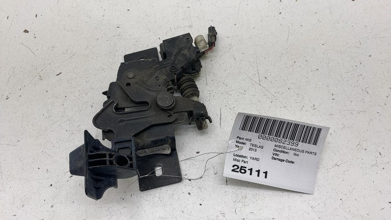 600757200E ⭕ 12-15 Tesla Model S Front Frunk Hood Lock Latch Secondary Release 6007572-00-E