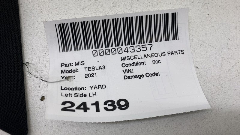 109565700F ⭕ 2017-2023 Tesla Model 3 Front Left Audio Tweeter & Speaker Cover 1095657-00-F