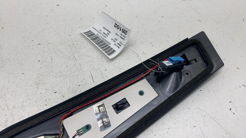 1100437-00-E ⭕ 2017-2023 Tesla Model 3 Left B-Pillar Applique Glass Trim Molding 1100437-00-E