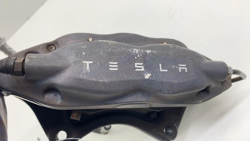 6006434-00-C 2012-2020 Tesla Model S MS Rear Driver Side Caliper w/ Brake Hose Line Left Assy