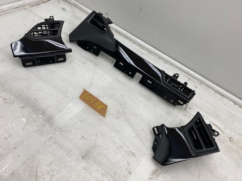 ⭕ 2012-2015 Tesla Model S SET of Dash A/C Air Vent Outlet Dashboard Trim Panel