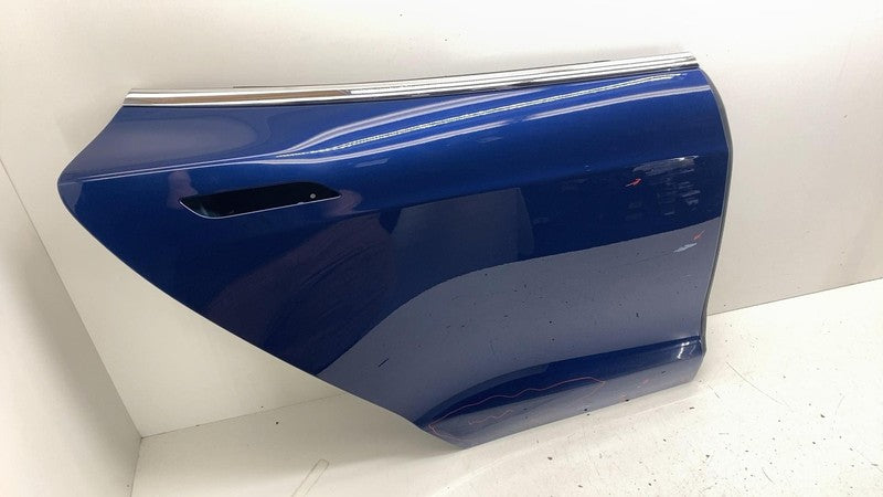 ⭕ 2016-2020 Tesla Model S Rear Passenger Right Door Shell Panel Blue -