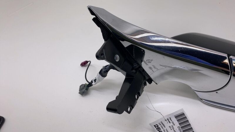 1041317 00 A 2012-2015 Tesla Model S Driver Exterior Rear View Door Mirror Left LH Black PBSB