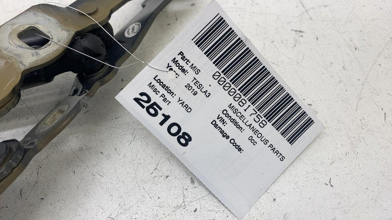 109156000B ⭕ 2017-2020 Model 3 Rear Left & Right Trunk Lid Hinges w/ Gas Strut 1091560-00-B