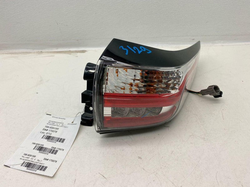 166 60915R ⭕ 15-18 Murano Rear Right Outer Taillight LED Tail Lamp Quarter Panel 166-60915R