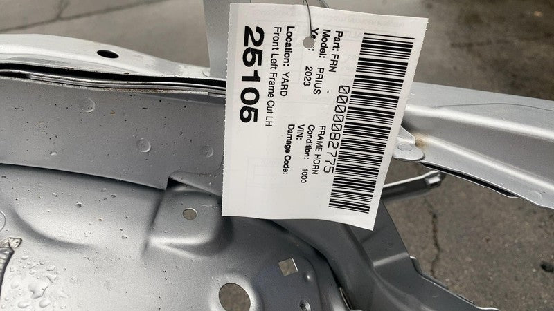 ⭕ 2023-2024 Toyota Prius Front Driver Side Apron Horn Rail Frame Cutout Left LH