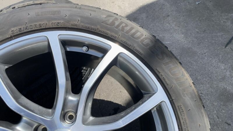 4N0 909 144 H ⭕2019-2024 Porsche Cayenne SET of 4 Front & Rear Wheel Rim 10 Bent Spoke w/ Tire