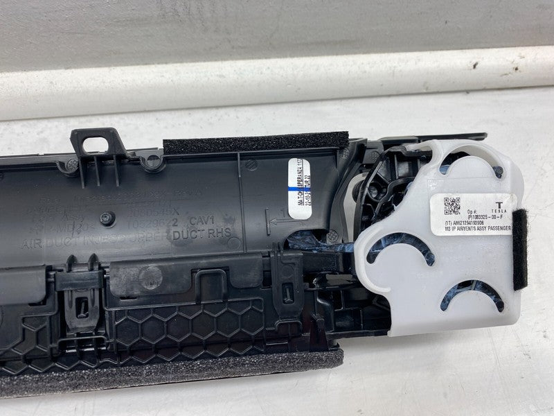 1083325-00-F ⭕ 17-23 Tesla Model 3 Y Passenger Dashshboard Heater Air Vent Right 1083325-00-F