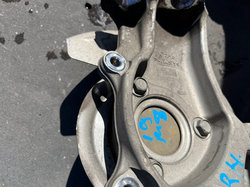 104431600E 17-23 Model 3 Front Right RWD Spindle Knuckle w/ Wheel Hub & Shield 1044316-00-E