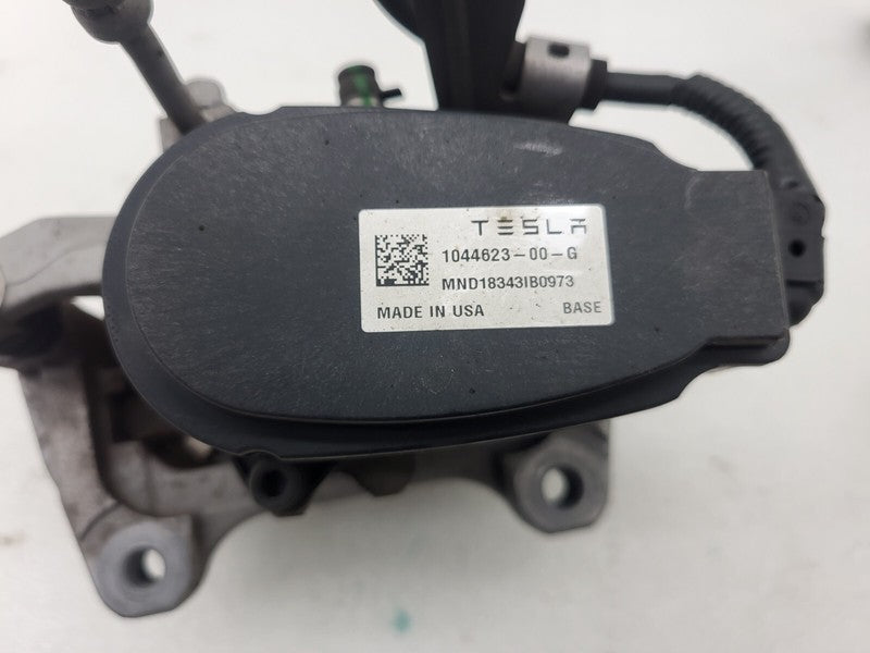 104462300G ⭕ 2017-2025 Tesla Model 3 Rear Left Caliper w/ Brake Line Hose BASE 1044623-00-G
