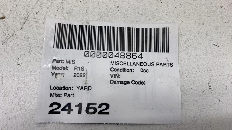 PT00000023E 2022-2024 Rivian R1T R1S Lane Departure Assist Camera Windshield Mounted Assy