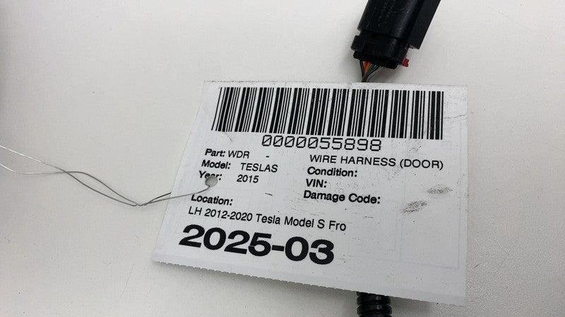⭕ 2012-2020 Tesla Model S Front Left Door Wiring Harness Wire Loom 100