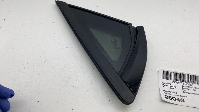 LJ8BR297B00B ⭕ 2021-2023 Ford Mustang Mach-E Rear Right Quarter Window Glass LJ8B-R297B00-B